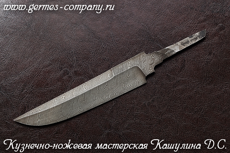 Клинок из дамасской стали №12 купить в интернет-магазине Кашулина Д.С.