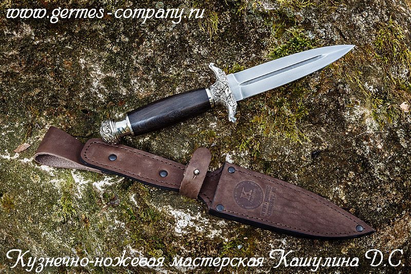 Кинжал из стали 95Х18, черный граб купить в интернет-магазине