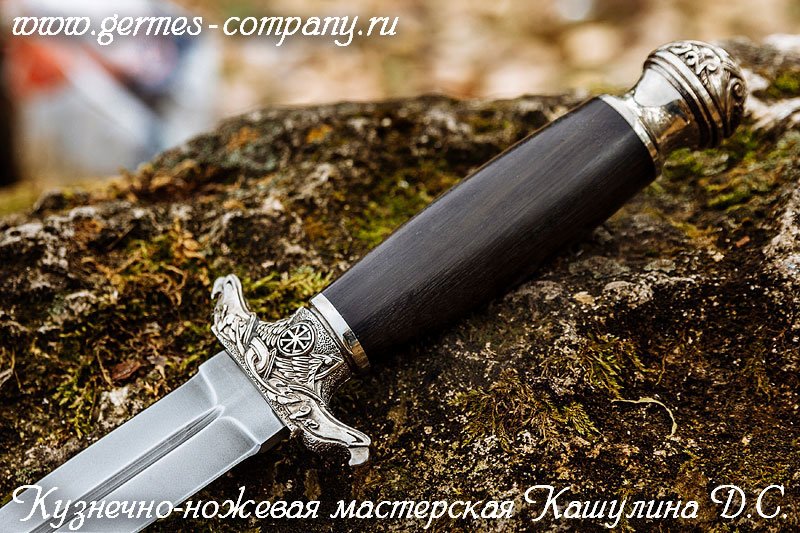 Кинжал из стали 95Х18, черный граб купить в интернет-магазине