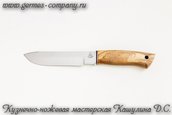 Нож 110х18 Зубр, корень ореха фото 2