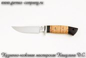 Нож Х12МФ Куница, береста фото 2