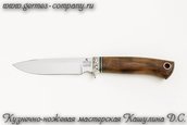 Нож Х12МФ Нерпа, корень ореха фото 2