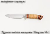 Нож Х12МФ Тигр, береста фото 2