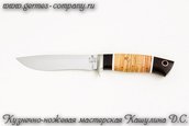 Нож Х12МФ Ястреб, береста фото 2