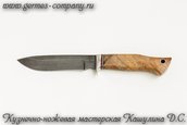 Нож ХВ-5 Ирбис, корень ореха фото 2