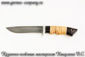 Нож ХВ-5 Ястреб, береста фото 2