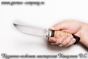 Нож Х12МФ Куница, береста фото 5