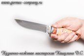 Нож Х12МФ Норка, береста фото 5
