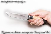 Нож Секач - порошковый элмакс, береста фото 5