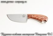 Нож Рысь 2, сталь 95x18, рукоять бубинга помеле фото 2
