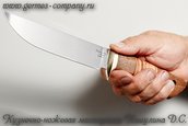 Нож Легионер: кованая сталь 95х18, орех, береста фото 5