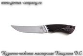 Нож Походный Х12МФ, черный граб фото 2