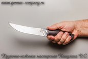 Нож Походный Х12МФ, черный граб фото 5