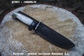 Нож НКВД из стали ELMAX.рог увеличенный клинок фото 8