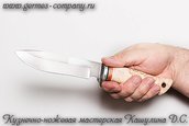 Нож Ирбис, порошковая сталь, береза фото 5
