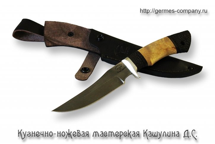 Нож ХВ-5 Охотник, черный граб