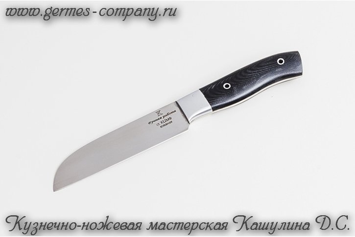 Нож Х12МФ "НОЖ КУХОННЫЙ 4",микарта