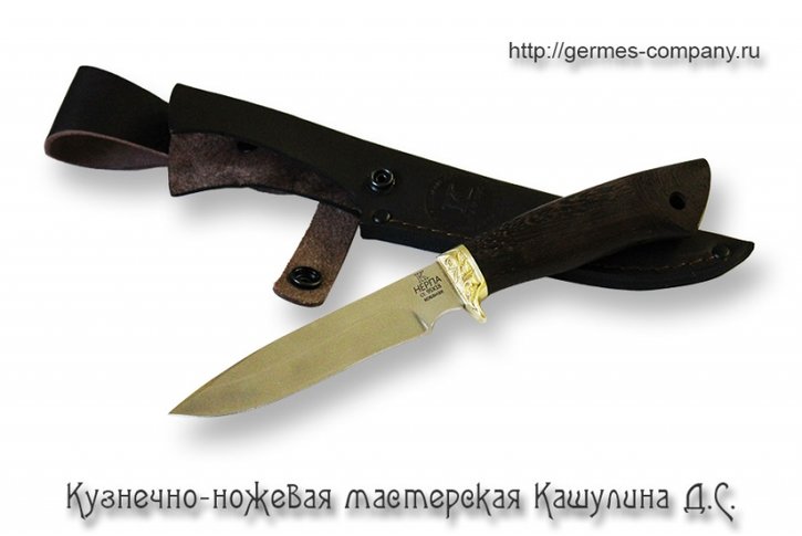 Нож Нерпа: сталь 95х18 кованая, венге