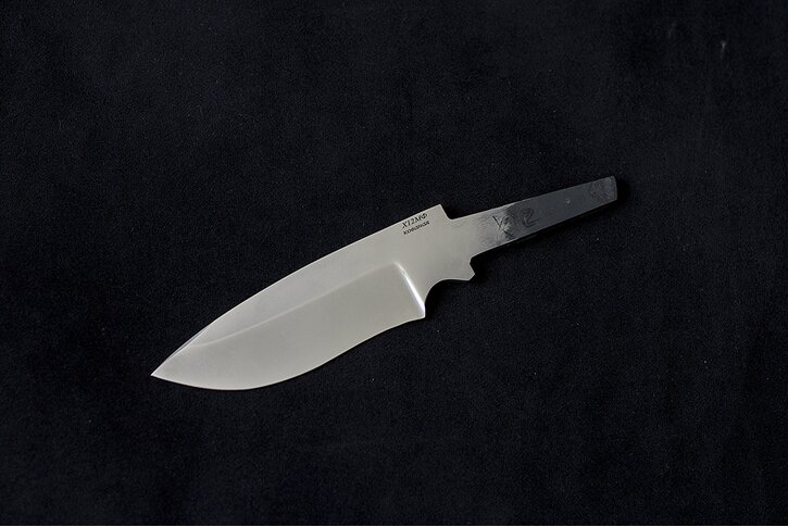 Клинок ножа Вепрь из кованой Х12МФ
