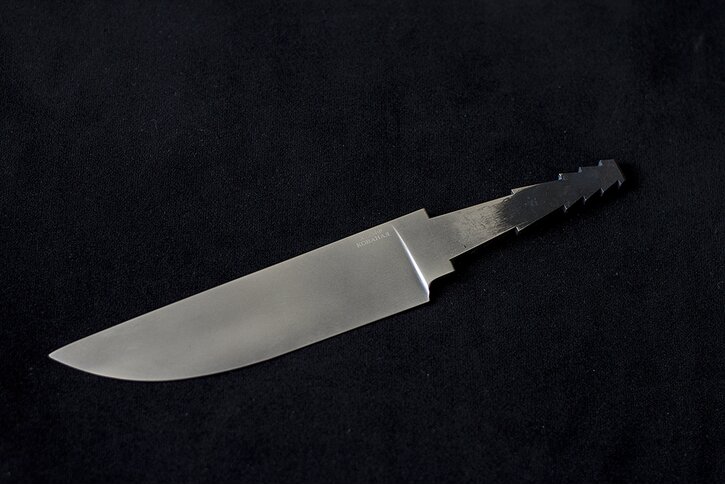 Клинок ножа Беркут из кованой Х12мф