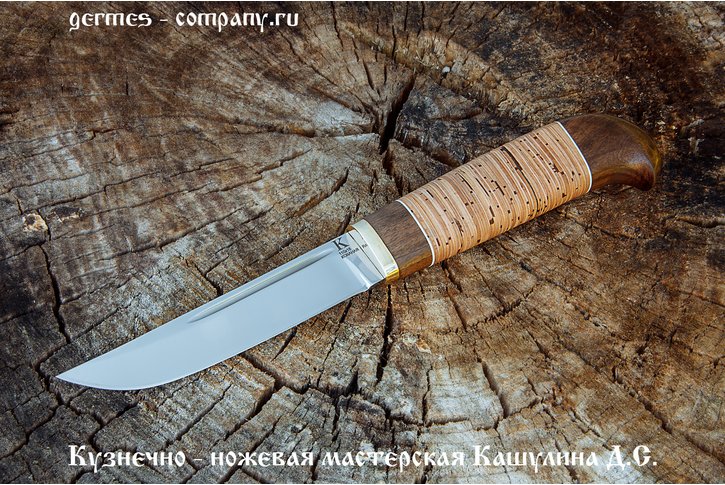 Нож ПУККО из кованой 110Х18, береста