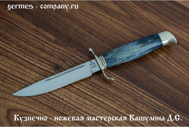 Нож НКВД из стали 95х18, стабилизированое дерево