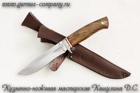 Нож Х12МФ Ястреб, корень ореха