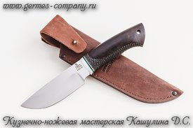 Нож Тайга Х12МФ, черный граб