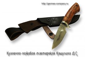 Нож Ладья: кованая 95х18, бубинга помеле