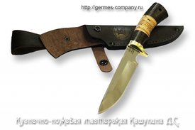 Нож Тигр из 95х18, рукоять - венге с берестой