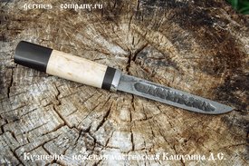 Нож Якутский 95х18, кованый дол