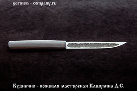 Нож Якутский из кованой Х12МФ, граб