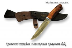 Нож Таймень из дамасской стали